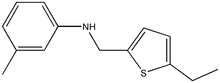 N-[(5-ethylthiophen-2-yl)methyl]-3-methylaniline|