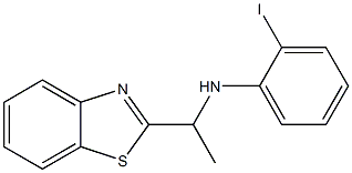 N-[1-(1,3-benzothiazol-2-yl)ethyl]-2-iodoaniline Structure