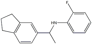 N-[1-(2,3-dihydro-1H-inden-5-yl)ethyl]-2-fluoroaniline|