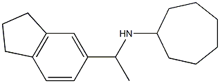 N-[1-(2,3-dihydro-1H-inden-5-yl)ethyl]cycloheptanamine