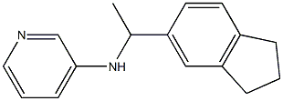 N-[1-(2,3-dihydro-1H-inden-5-yl)ethyl]pyridin-3-amine Structure