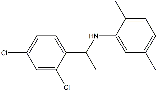 N-[1-(2,4-dichlorophenyl)ethyl]-2,5-dimethylaniline,,结构式