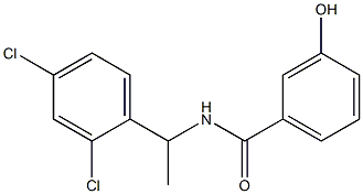  N-[1-(2,4-dichlorophenyl)ethyl]-3-hydroxybenzamide