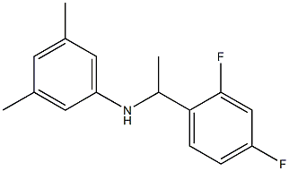 N-[1-(2,4-difluorophenyl)ethyl]-3,5-dimethylaniline Structure