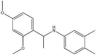 N-[1-(2,4-dimethoxyphenyl)ethyl]-3,4-dimethylaniline Structure