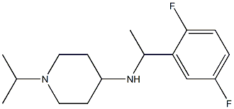 N-[1-(2,5-difluorophenyl)ethyl]-1-(propan-2-yl)piperidin-4-amine Structure