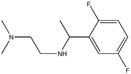 N'-[1-(2,5-difluorophenyl)ethyl]-N,N-dimethylethane-1,2-diamine Struktur