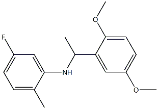  N-[1-(2,5-dimethoxyphenyl)ethyl]-5-fluoro-2-methylaniline