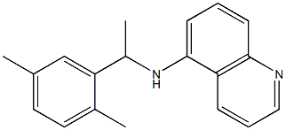 N-[1-(2,5-dimethylphenyl)ethyl]quinolin-5-amine Struktur