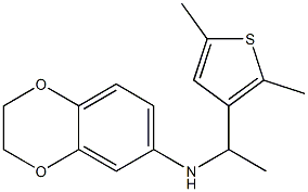 N-[1-(2,5-dimethylthiophen-3-yl)ethyl]-2,3-dihydro-1,4-benzodioxin-6-amine