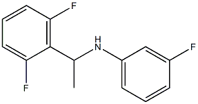 N-[1-(2,6-difluorophenyl)ethyl]-3-fluoroaniline Struktur