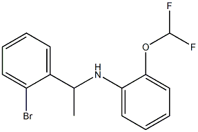 N-[1-(2-bromophenyl)ethyl]-2-(difluoromethoxy)aniline