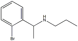 N-[1-(2-bromophenyl)ethyl]-N-propylamine Structure