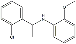 N-[1-(2-chlorophenyl)ethyl]-2-methoxyaniline Structure