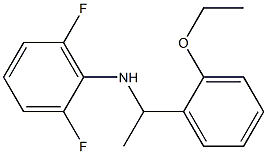 N-[1-(2-ethoxyphenyl)ethyl]-2,6-difluoroaniline Structure