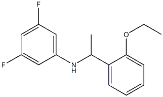N-[1-(2-ethoxyphenyl)ethyl]-3,5-difluoroaniline 结构式