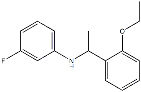 N-[1-(2-ethoxyphenyl)ethyl]-3-fluoroaniline 结构式