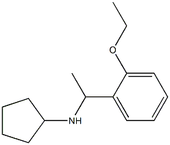 N-[1-(2-ethoxyphenyl)ethyl]cyclopentanamine Structure