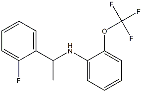 N-[1-(2-fluorophenyl)ethyl]-2-(trifluoromethoxy)aniline