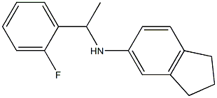 N-[1-(2-fluorophenyl)ethyl]-2,3-dihydro-1H-inden-5-amine