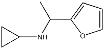 N-[1-(2-furyl)ethyl]cyclopropanamine Structure