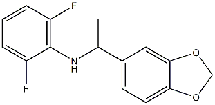 N-[1-(2H-1,3-benzodioxol-5-yl)ethyl]-2,6-difluoroaniline Structure