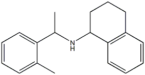 N-[1-(2-methylphenyl)ethyl]-1,2,3,4-tetrahydronaphthalen-1-amine Structure