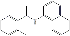 N-[1-(2-methylphenyl)ethyl]naphthalen-1-amine Structure