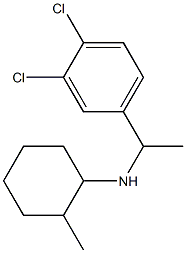 N-[1-(3,4-dichlorophenyl)ethyl]-2-methylcyclohexan-1-amine,,结构式