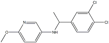 N-[1-(3,4-dichlorophenyl)ethyl]-6-methoxypyridin-3-amine|