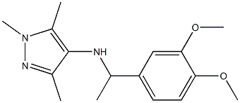 N-[1-(3,4-dimethoxyphenyl)ethyl]-1,3,5-trimethyl-1H-pyrazol-4-amine