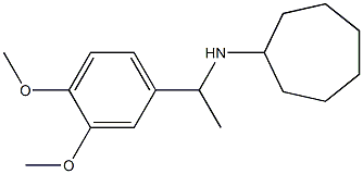  N-[1-(3,4-dimethoxyphenyl)ethyl]cycloheptanamine