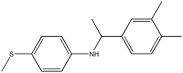  N-[1-(3,4-dimethylphenyl)ethyl]-4-(methylsulfanyl)aniline