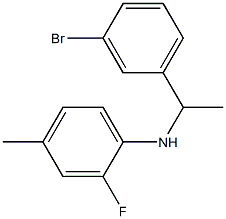  N-[1-(3-bromophenyl)ethyl]-2-fluoro-4-methylaniline