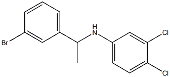 N-[1-(3-bromophenyl)ethyl]-3,4-dichloroaniline Struktur