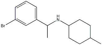 N-[1-(3-bromophenyl)ethyl]-4-methylcyclohexan-1-amine Structure