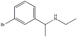 N-[1-(3-bromophenyl)ethyl]-N-ethylamine 结构式