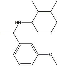 N-[1-(3-methoxyphenyl)ethyl]-2,3-dimethylcyclohexan-1-amine Structure