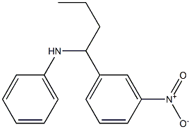 N-[1-(3-nitrophenyl)butyl]aniline Structure