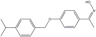  N-[1-(4-{[4-(propan-2-yl)phenyl]methoxy}phenyl)ethylidene]hydroxylamine