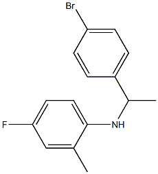  N-[1-(4-bromophenyl)ethyl]-4-fluoro-2-methylaniline