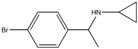 N-[1-(4-bromophenyl)ethyl]-N-cyclopropylamine Structure