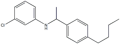 N-[1-(4-butylphenyl)ethyl]-3-chloroaniline