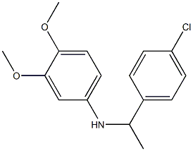 N-[1-(4-chlorophenyl)ethyl]-3,4-dimethoxyaniline