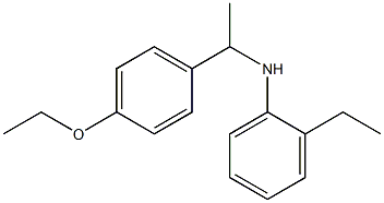 N-[1-(4-ethoxyphenyl)ethyl]-2-ethylaniline,,结构式