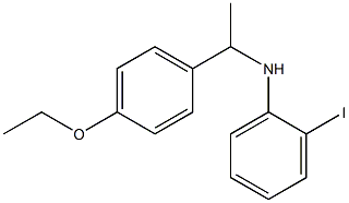 N-[1-(4-ethoxyphenyl)ethyl]-2-iodoaniline Structure