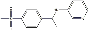 N-[1-(4-methanesulfonylphenyl)ethyl]pyridin-3-amine Structure