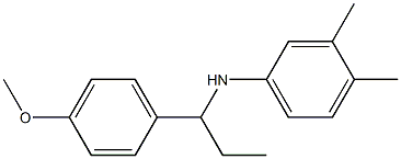 N-[1-(4-methoxyphenyl)propyl]-3,4-dimethylaniline|