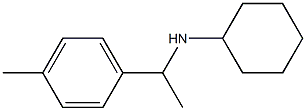N-[1-(4-methylphenyl)ethyl]cyclohexanamine Struktur