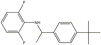 N-[1-(4-tert-butylphenyl)ethyl]-2,6-difluoroaniline Structure